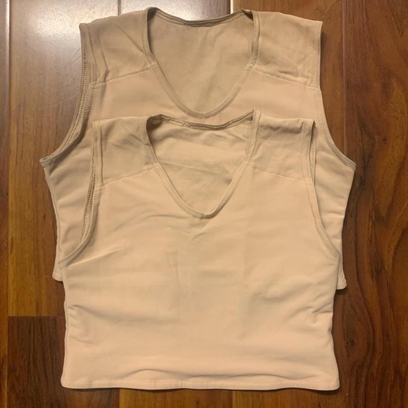 gc2b Intimates & Sleepwear Gc2b Nude No 4 Half Chest Binders Pair Size Large Poshmark